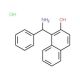 1-(Amino-phenyl-methyl)-naphthalen-2-ol hydrochloride (CAS 219897-32-2) - chemical structure image