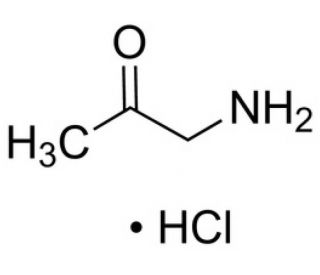 1-Aminoacetone Hydrochloride (CAS 7737-17-9) - chemical structure image