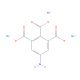 1-Aminobenzene-2,3,4-tricarboxylic acid sodium salt - chemical structure image