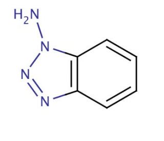 1-Aminobenzotriazole (CAS 1614-12-6) - chemical structure image