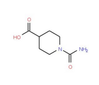 1-(Aminocarbonyl)piperidine-4-carboxylic acid (CAS 467430-50-8) - chemical structure image