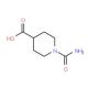 1-(Aminocarbonyl)piperidine-4-carboxylic acid (CAS 467430-50-8) - chemical structure image