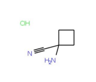 1-aminocyclobutanecarbonitrile hydrochloride - chemical structure image