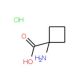 1-Aminocyclobutanecarboxylic acid hydrochloride (CAS 22264-50-2) - chemical structure image