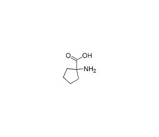 1-Aminocyclopentanecarboxylic acid (CAS 52-52-8) - chemical structure image