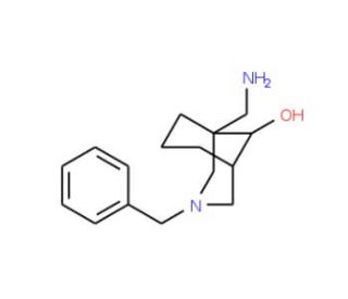 1-(aminomethyl)-3-benzyl-3-azabicyclo[3.3.1]nonan-9-ol - chemical structure image