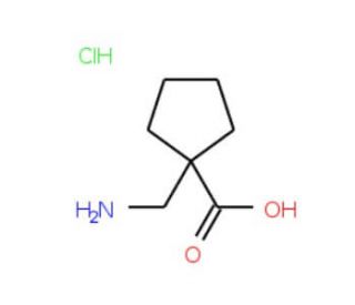 1-(Aminomethyl)cyclopentanecarboxylic acidhydrochloride - chemical structure image