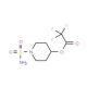 1-(aminosulfonyl)piperidin-4-yl trifluoroacetate - chemical structure image