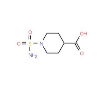 1-(aminosulfonyl)piperidine-4-carboxylic acid - chemical structure image