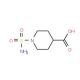 1-(aminosulfonyl)piperidine-4-carboxylic acid - chemical structure image