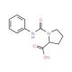 1-(anilinocarbonyl)pyrrolidine-2-carboxylic acid (CAS 73096-22-7) - chemical structure image