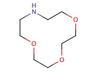 1-Aza-12-crown-4 (CAS 41775-76-2) - chemical structure image