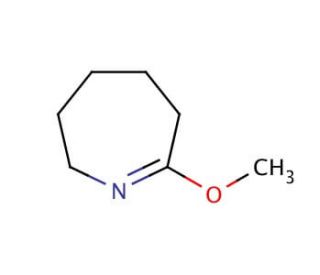 1-Aza-2-methoxy-1-cycloheptene (CAS 2525-16-8) - chemical structure image