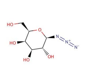 1-Azido-1-deoxy-&beta;-D-galactopyranoside (CAS 35899-89-9) - chemical structure image