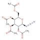 1-Azido-1-deoxy-β-D-galactopyranoside tetraacetate (CAS 13992-26-2) - chemical structure image