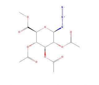 1-Azido-1-deoxy-D-galacturonate 2,3,4-Triacetate Methyl Ester (CAS 67776-38-9) - chemical structure image