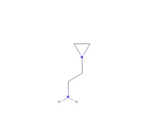 1-Aziridineethanamine (CAS 4025-37-0) - chemical structure image