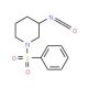 1-(benzenesulfonyl)-3-isocyanatopiperidine - chemical structure image
