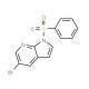 1-Benzenesulfonyl-5-bromo-1H-pyrrolo[2,3-b]pyridine (CAS 1001070-33-2) - chemical structure image