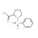 1-Benzenesulfonylpyrrolidine-2-carboxylic acid - chemical structure image
