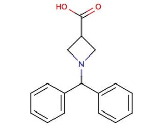 1-Benzhydrylazetidine-3-carboxylic Acid (CAS 36476-87-6) - chemical structure image