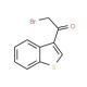 1-(Benzo[b]thiophen-3-yl)-2-bromoethan-1-one (CAS 26167-45-3) - chemical structure image