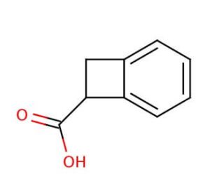 1-Benzocyclobutenecarboxylic acid (CAS 14381-41-0) - chemical structure image