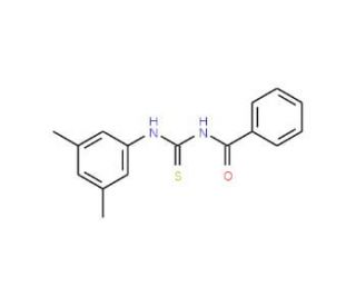 1-Benzoyl-3-(3,5-dimethylphenyl)thiourea (CAS 117174-79-5) - chemical structure image