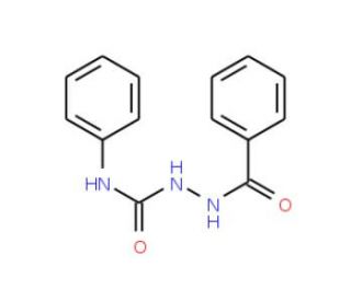 1-Benzoyl-4-phenylsemicarbazide (CAS 1152-32-5) - chemical structure image
