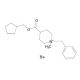 1-Benzyl-1-methyl-4-cyclopentylmethoxycarbonyl-piperidinium bromide - chemical structure image