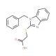 (1-Benzyl-1H-benzoimidazol-2-ylsulfanyl)-acetic acid - chemical structure image