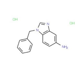 1-Benzyl-1H-benzoimidazol-5-ylaminedihydrochloride - chemical structure image