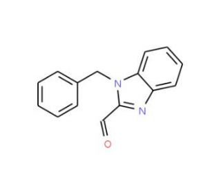 1-Benzyl-1H-benzoimidazole-2-carbaldehyde (CAS 180000-91-3) - chemical structure image