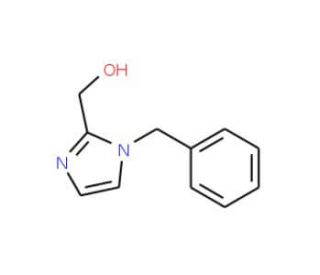 (1-Benzyl-1H-imidazol-2-yl)methanol (CAS 5376-10-3) - chemical structure image