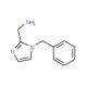 (1-Benzyl-1H-imidazol-2-yl)methylamine (CAS 26163-58-6) - chemical structure image