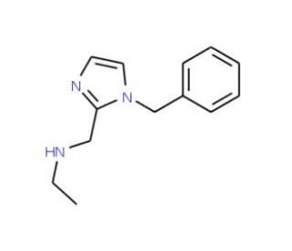 (1-Benzyl-1H-imidazol-2-ylmethyl)-ethyl-amine - chemical structure image