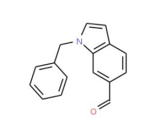 1-Benzyl-1H-indole-6-carbaldehyde (CAS 192997-34-5) - chemical structure image