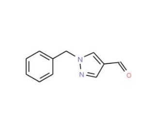 1-benzyl-1H-pyrazole-4-carbaldehyde (CAS 63874-95-3) - chemical structure image