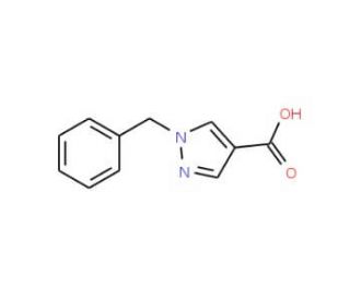 1-Benzyl-1H-pyrazole-4-carboxylic acid (CAS 401647-24-3) - chemical structure image