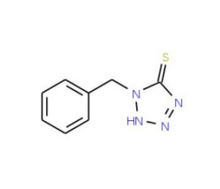 1-benzyl-1H-tetrazole-5-thiol (CAS 33898-72-5) - chemical structure image
