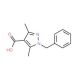 1-Benzyl-3,5-dimethyl-1H-pyrazole-4-carboxylic acid (CAS 108444-25-3) - chemical structure image