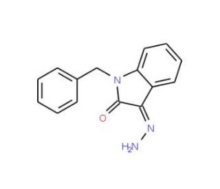 1-Benzyl-3-hydrazono-1,3-dihydro-indol-2-one (CAS 95060-80-3) - chemical structure image