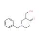 1-Benzyl-3-hydroxymethyl-4-piperidone (CAS 214615-87-9) - chemical structure image