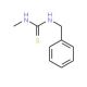 1-Benzyl-3-methyl-2-thiourea (CAS 2740-94-5) - chemical structure image