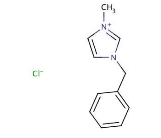 1-Benzyl-3-methylimidazolium chloride (CAS 36443-80-8) - chemical structure image