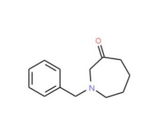 1-Benzyl-3-oxoazepane (CAS 146407-32-1) - chemical structure image