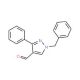 1-Benzyl-3-phenyl-1H-pyrazole-4-carbaldehyde - chemical structure image