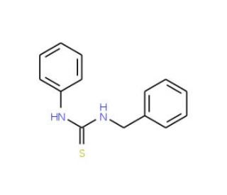 1-Benzyl-3-phenyl-2-thiourea (CAS 726-25-0) - chemical structure image
