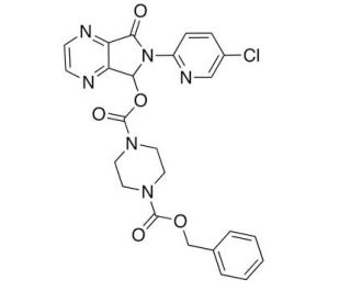 1-Benzyl 4-[6-(5-Chloropyridin-2-yl)-7-oxo-6,7-dihydro-5H-pyrrolo[3,4-b]pyrazin-5-yl]piperazine-1,4-dicarboxylate (CAS 107619