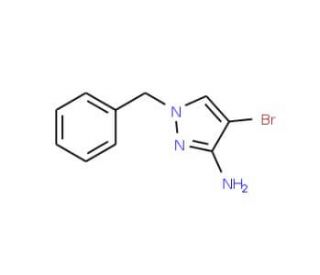 1-Benzyl-4-bromo-1H-pyrazol-3-amine - chemical structure image